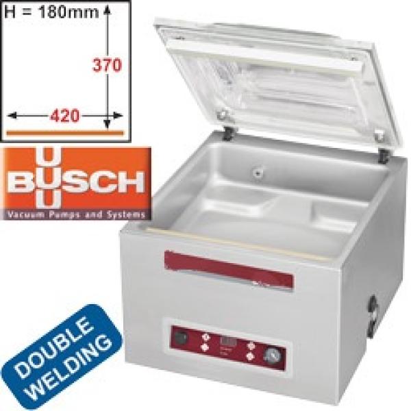 GA-104/S JUMBO 42 (25) * Vakuum-Maschine (16m3/Std) Schweißbalken 420mm
