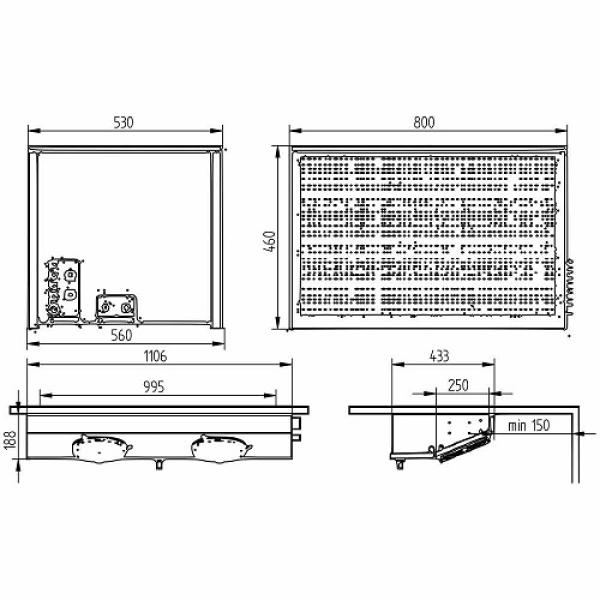 HN201M-2S (25) Bi-Block Tiefkühl-Split-Aggregat