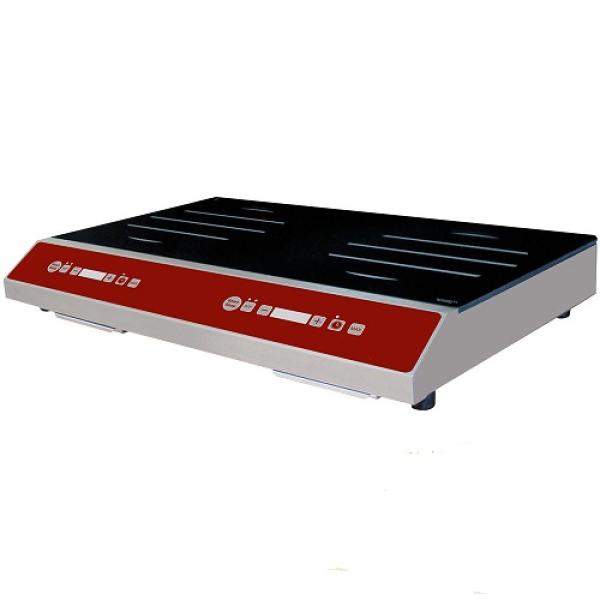 IND-2F35/DH (25) Tischkocher-Induktions-Kochfläche 2 Kochfelder (2x 1750 W), Touch-Tasten