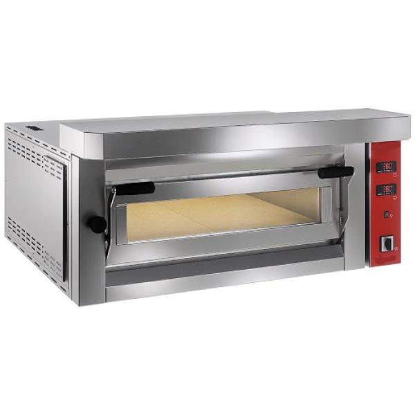 LFD-06-LX (25) Elektro Pizzaofen, 6 Pizzen 350mm - FULL Schamottstein