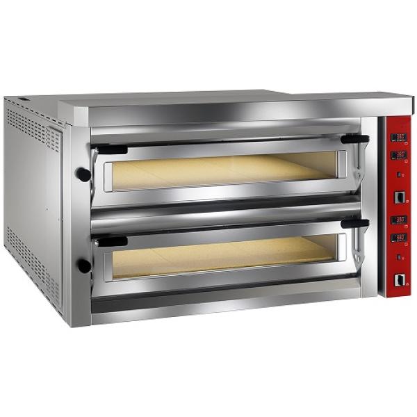 LFD-18L-LX (25) Elektro Pizzaofen "extra large", 2x 9 Pizzen 350mm - FULL Schamottstein