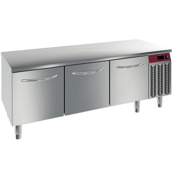 N65/R316G-9H (25) Kühlunterbau, 3 Schubladen GN 1/2 + 1/3h200 mm