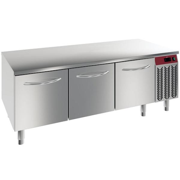 N77/R316G-9B (25) Kühlunterbau, 3 Schubladen GN 1/1-h 200 mm