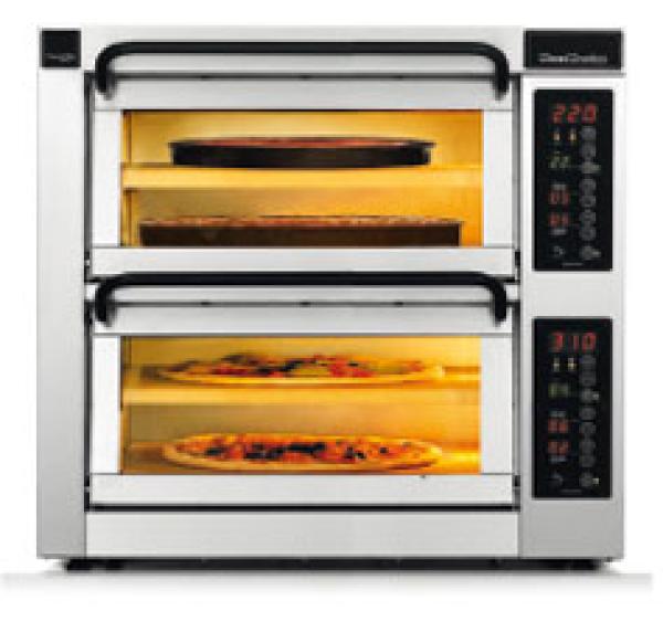 PizzaMaster PM 452ED-2 80102-01 (24) Brot-& Pzzabackofen mit 2 Deck mit 4 Backebenen