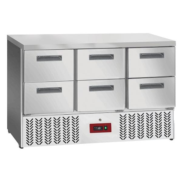 SA36/C6 SA3/R6 (25) Kühltisch 6x 1/2 Schubladen GN 1/1