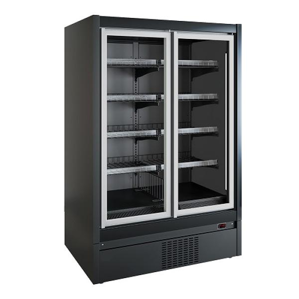 TCM20-D5 (25) Como Wand-Tiefkühlschrank, Selbstbedienung, Schwenktüren - Schwarz
