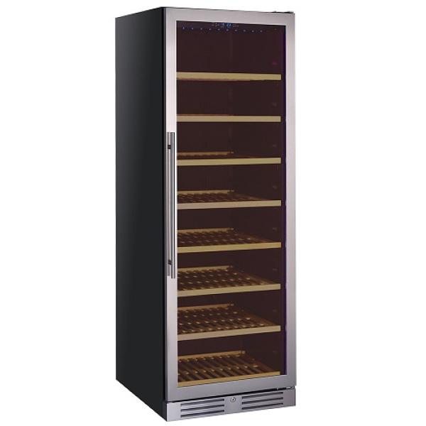 WCB/38-T1 (25) Weinkühlschrank, belüftet, Edelstahltür, 470 Lt., - SCHWARZ