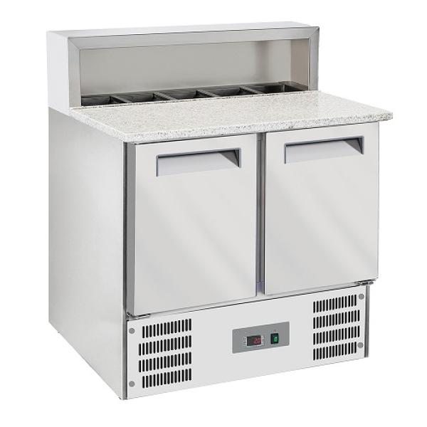 WR-SRP6-Z2 SR2/R6 (25) Pizzakühltisch-Belegstation 2 Türen