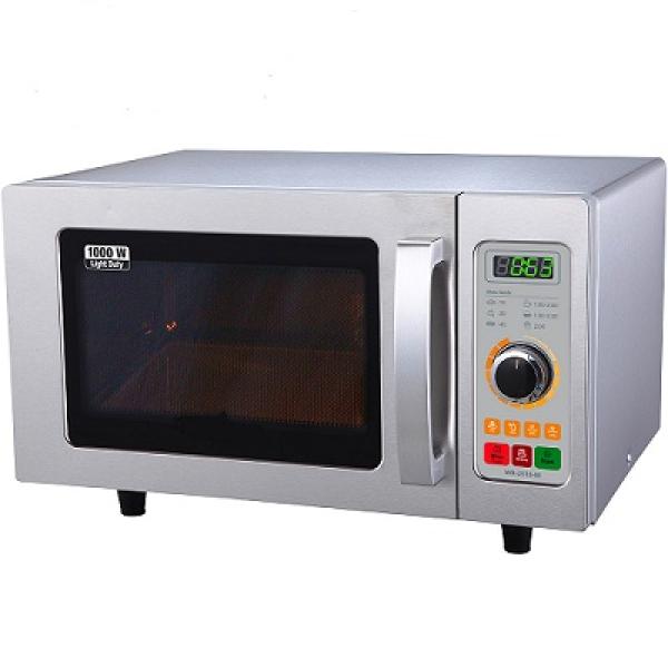 WR-2510-M (25) Mikrowelle aus Edelstahl, 1000 W. (25 Lt), Mechanische