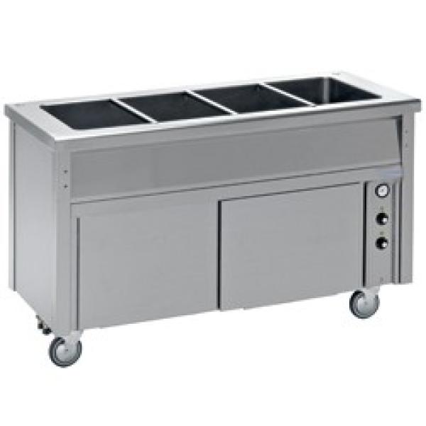 BA8 (23) EAB8 Bain-Marie Element auf Unterbau geschlossen 2 GN 1/1