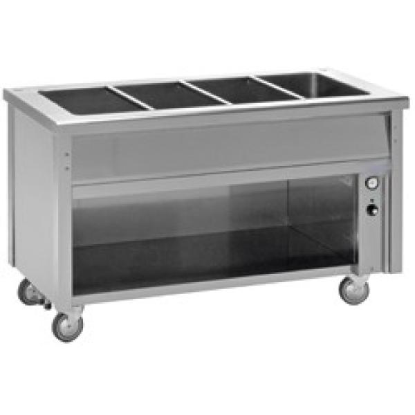 BT8 (25) EG8 Bain-Marie Element auf offenem Unterbau 2 GN 1/1