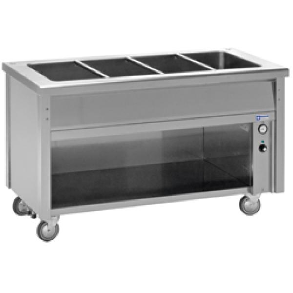 BT12 (23) EGB12 Element Bain-Marie auf offenem Unterbau 3 GN 1/1