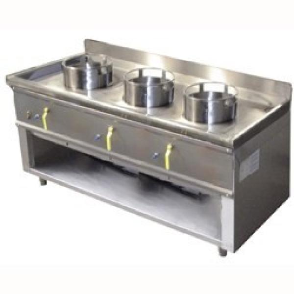 CHINA/3S (25) Wok Herd 3 Brenner, 3x16.5KW, 150x60x76