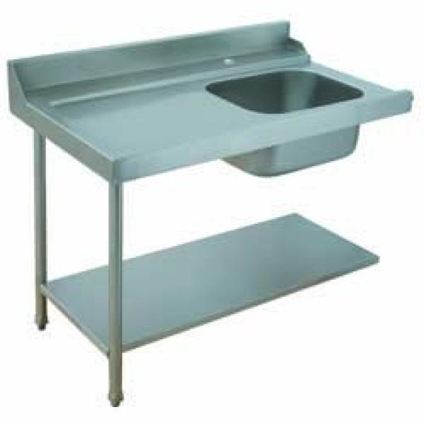 DLV-S12 (25) Einlauftisch "links" mit Becken 1200x715xh850