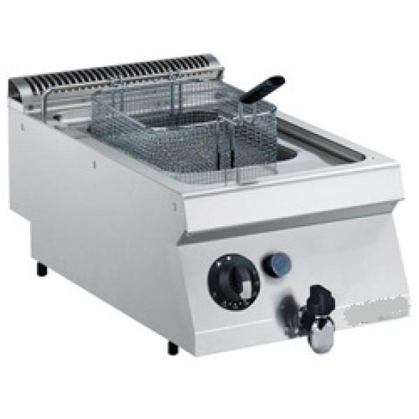 G17/F74T-N (25) Gas Friteuse, Becken in "Y" Form, 7 Liter, externer Brenner