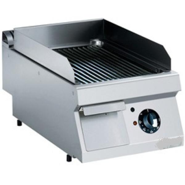 G17/PR4T-NE (25) Gas Grillplatte, gerillt