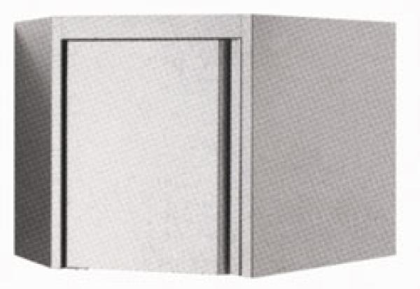 HCC1018 (24) M Eckwandhängeschrank mit Flügeltür, 700x700x650mm