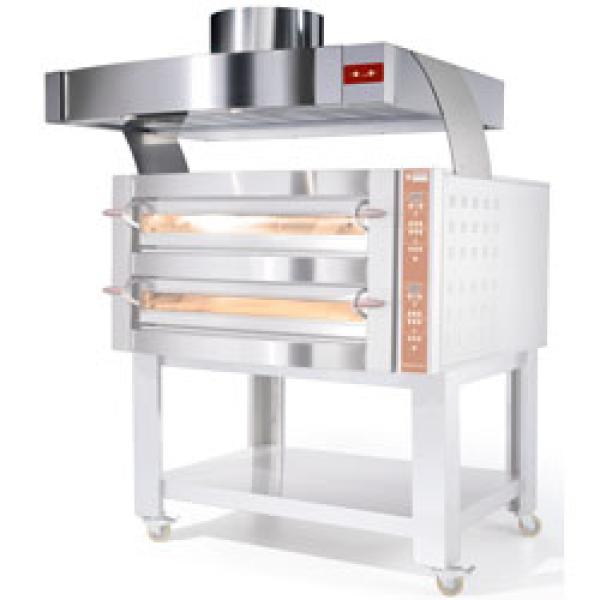 KGD6/AS-LDPS (24) Haube "mit Motor", Ofen "extra large" 6 & 12 Pizzen