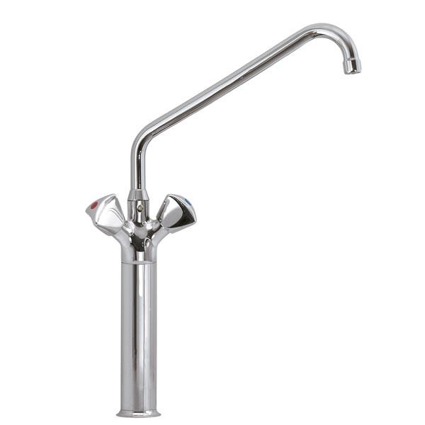 STYL 20911009 1S.2420.07.S3 780873 (24) Knebel-Mischbatterie mit Schwenkhahn, 200mm Standsäule, 3/8 Zoll Wasseranschluß