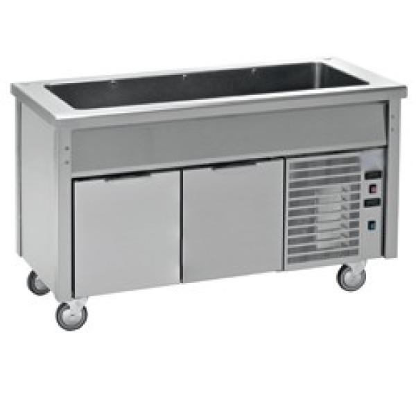 RCA15-R2 (25) Kühlausgabe Element mit Kühlwanne auf Kühlunterbau +4°+10° & +2°+10°