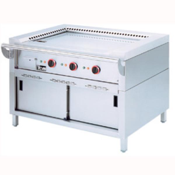 TPG3-15 (25) Teppanyaki Grillplatte Gas, 3 x 7 kW, 144x77x85