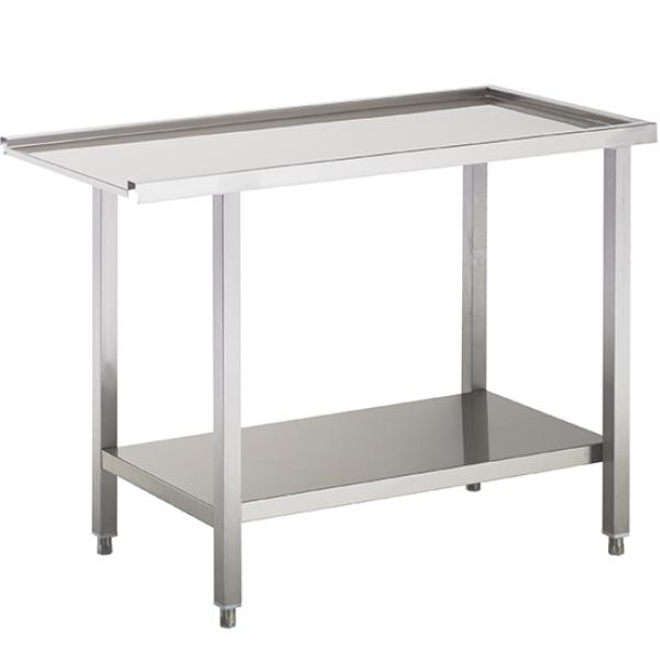 Z/TU1200 (25) M Auslauftisch oder Zulauftisch für Korbdurchschubspüler, Breite 1200