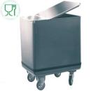 50290002 (26) K Mehlwagen aus Edelstahl auf Rädern 115 Liter