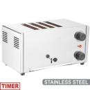 D4GP-XP (25) Toaster Elektro, 4 Scheiben "Silver"