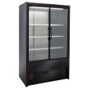 DS15/B5-P9B DS15/B5-P9P (25) Dallas Wandkühlregal, Flügeltüren - SCHWARZ