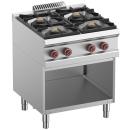 G7/4BA7-RN Gas-Herd bestehend aus: 4 brenner & unterbau offen