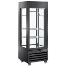 MAX/507-MB (25) Exalta Panorama Vitrine für Fleisch- und Wurstwaren 440 l, 2 Ebene & Fleischstange, Umluft - SCHWARZ