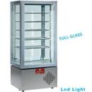 MAX/50BS-R2 (25) Panorama Tiefkühl Vitrine, "FULL verglast", 6 Ebenen, statisch