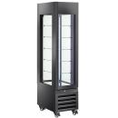 MAX/305-BB (25) Exalta Panorama Vitrine für ICE CREAM 260 l, 5 Glasstufen, Umluft - SCHWARZ
