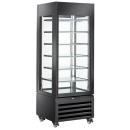 MAX/507-SB (25) Exalta Panorama Vitrine für ICE CREAM 440 l, 6 Statische Böden, - SCHWARZ