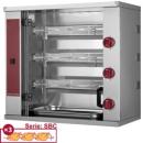 RVG/3-SBC (25) Hähnchengrill Gas, 3 Spieße (9 Hähnchen) SMALL