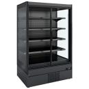 SCM26-C5 (25) Como Wandkühlregal, Flügeltüren - SCHWARZ