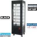 SNE/GN-B7-R2 (25) Panorama vitrine , 5 rostablage, 360 LT, Edelstahl