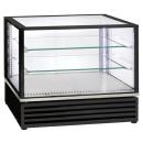 VRDP-B1-R2 (25) Vitrine Kühlvitrine, EN oder GN, Umluft, 3 Ebenen, SCHWARZ